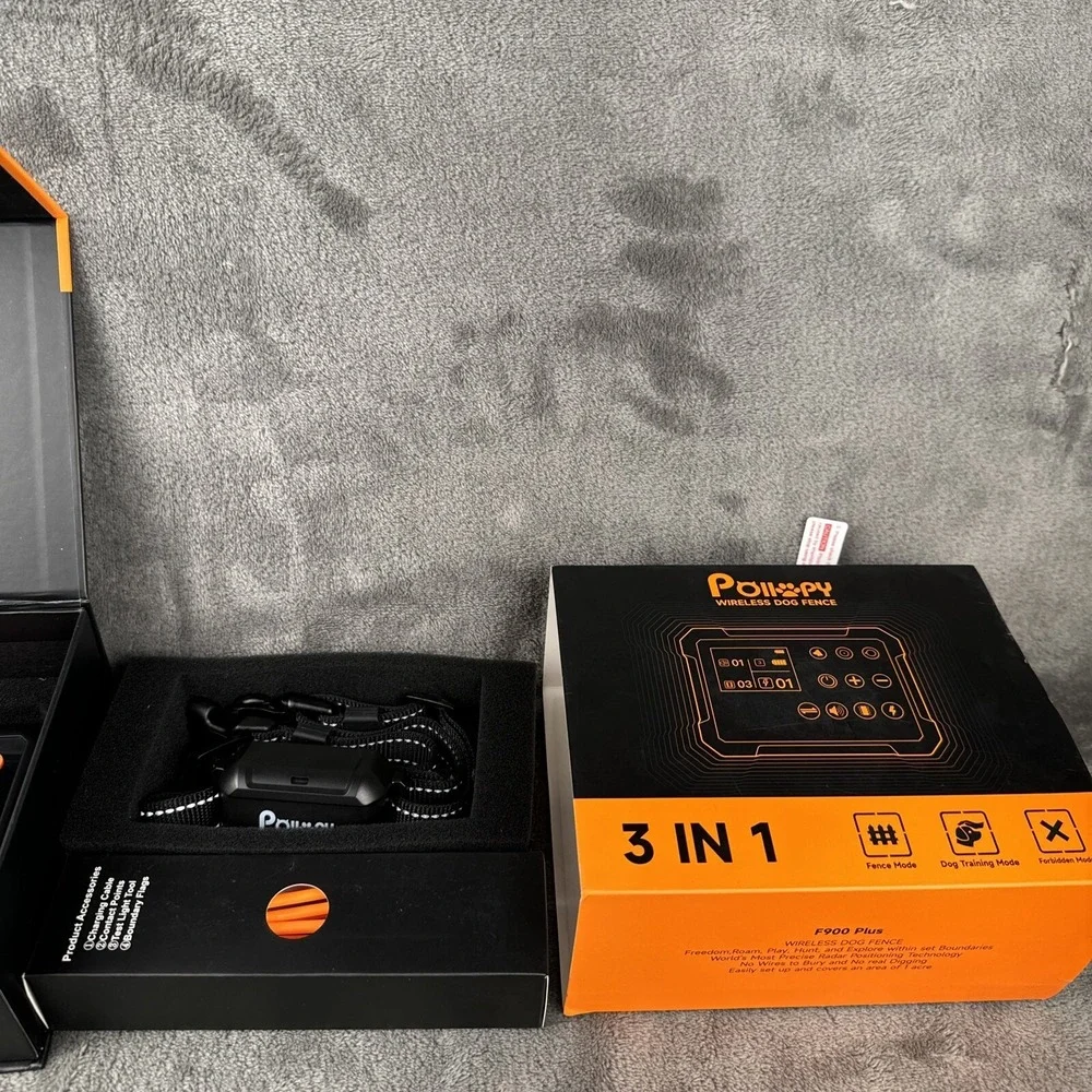 Wireless Dog Fence F900+ 3-in-1 Indoor And Outdoor Open Box